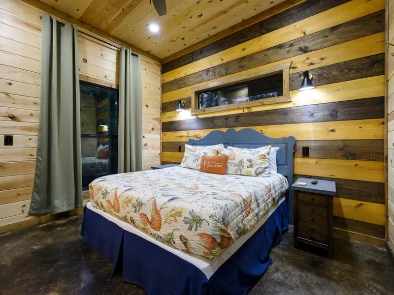 bed cabin in mountain